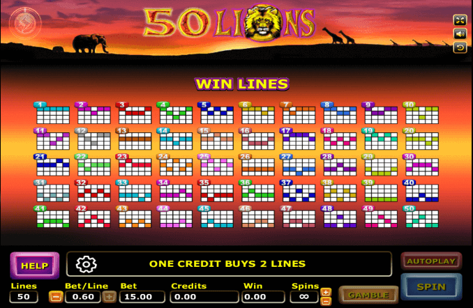 Fifty Lions Slotxo UFABET369