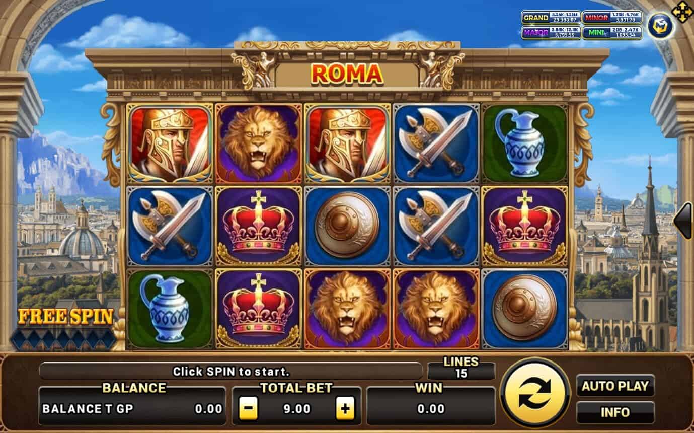 Roma เกม สล็อต XO ค่าย SLOTXO จาก slotxo auto