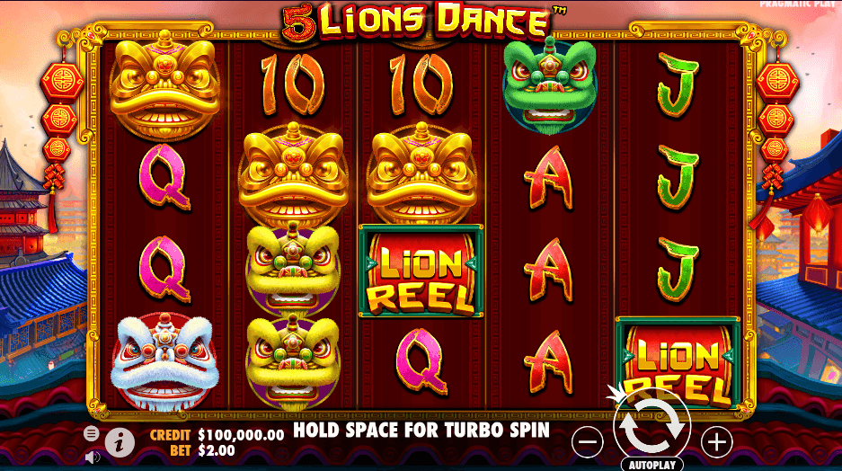 5 Lions Dance PRAGMATIC PLAY UFA365