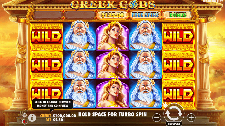 Greek Gods PRAGMATIC PLAY UFA365