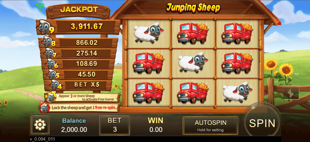Jumping Sheep JILI Slot UFA365
