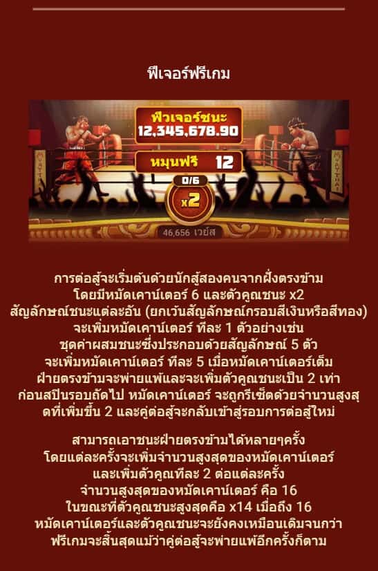 MUAY THAI FIGHTER SPADEGAMING ทางเข้า UFABET