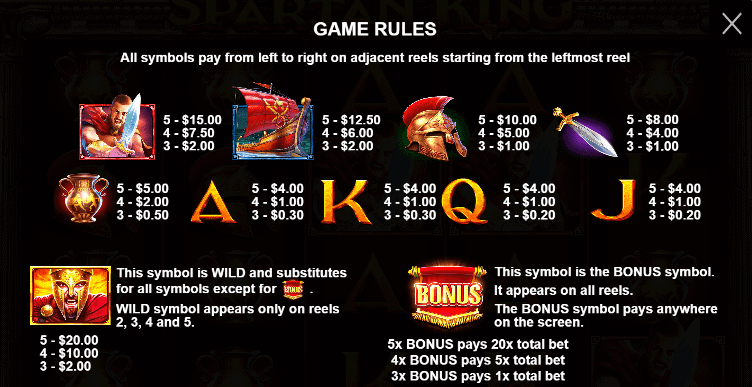 Spartan King PRAGMATIC PLAYS UFABET เข้าสู่ระบบ