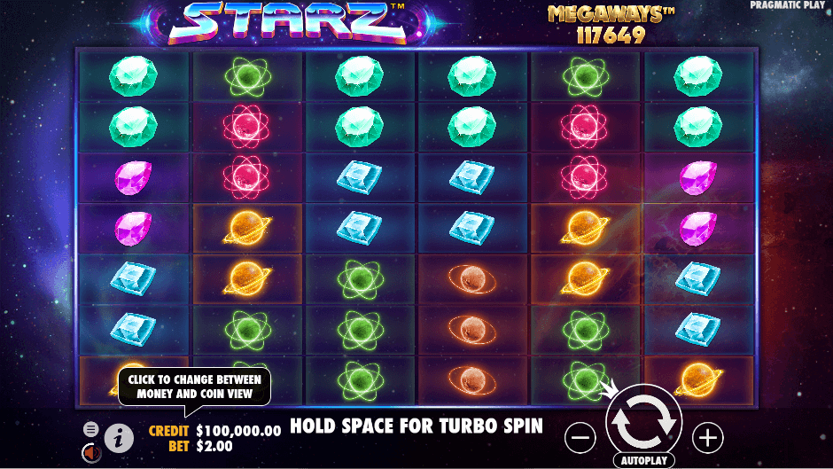 Starz Megaways PRAGMATIC PLAY UFA365