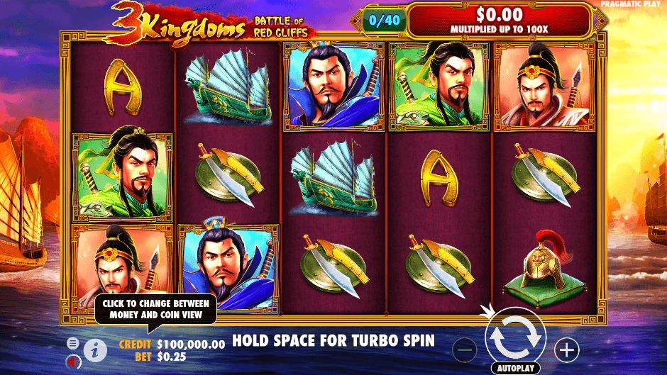 3 Kingdoms – Battle of Red Cliffs PRAGMATIC PLAY UFA365