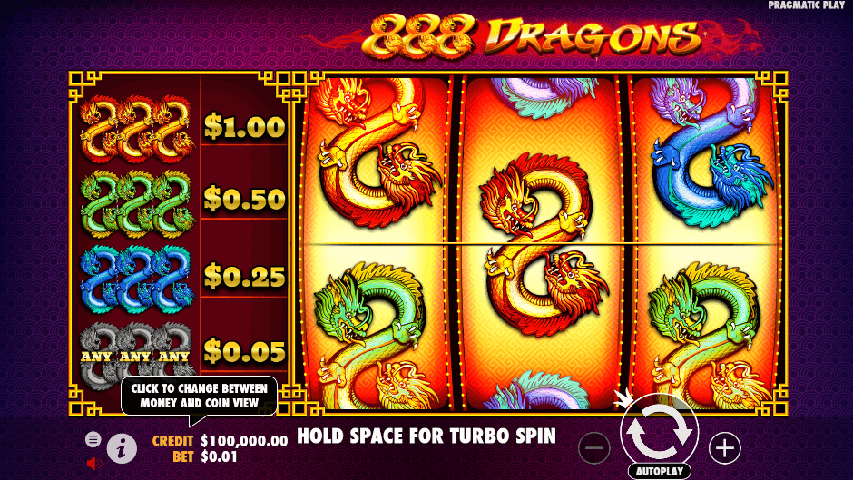 888 Dragons PRAGMATIC PLAY UFA365