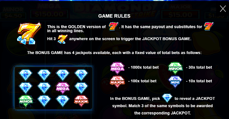 Diamond Strike PRAGMATIC PLAY ยูฟ่าเบท
