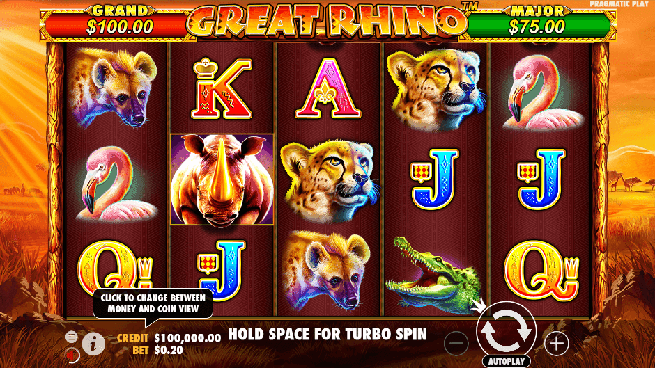 Great Rhino PRAGMATIC PLAY UFA365