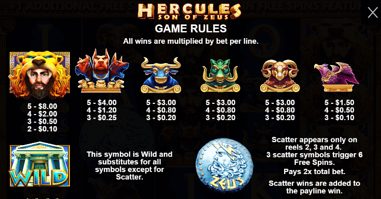 Hercules Son of Zeus PRAGMATIC PLAYS UFABET เข้าสู่ระบบ