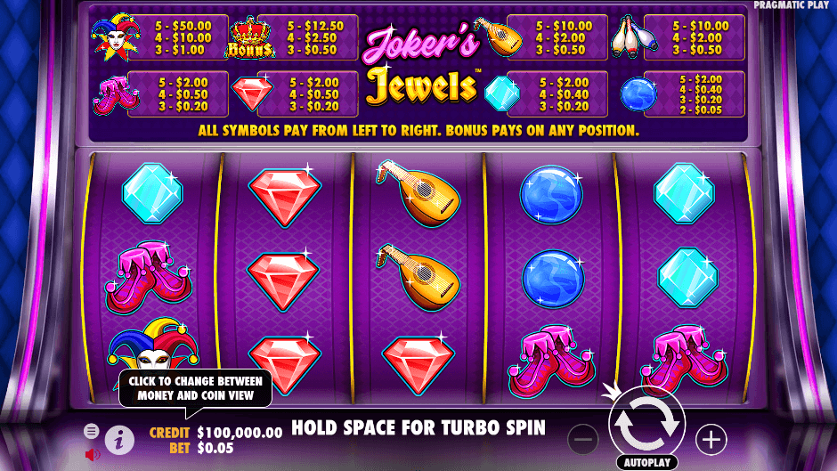 Joker’s Jewels PRAGMATIC PLAY UFA365