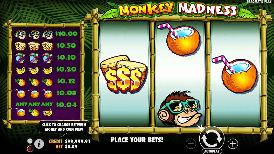 Monkey Madness PRAGMATIC PLAY UFA365