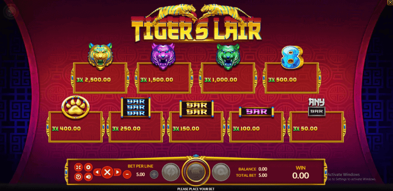 Tigers-Lair-JOKER123UFABET-เข้าสู่ระบบ